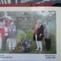 Description: Photo of the El Cerrito Garden Club with their Blue Star Marker installed at El Cerrito's Arlington Park in 2009. The photo was in an album on display at the dedication of a new Blue Star Marker by the club, in cooperation with the Richmond Museum of History, at the SS Red Oak Victory in Richmond, Memorial Day, May 28, 2012.